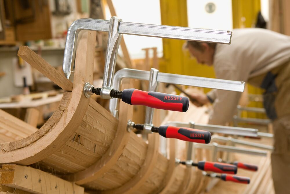 Bessey All-Steel Screw Clamp GZ50 With Swivel Handle