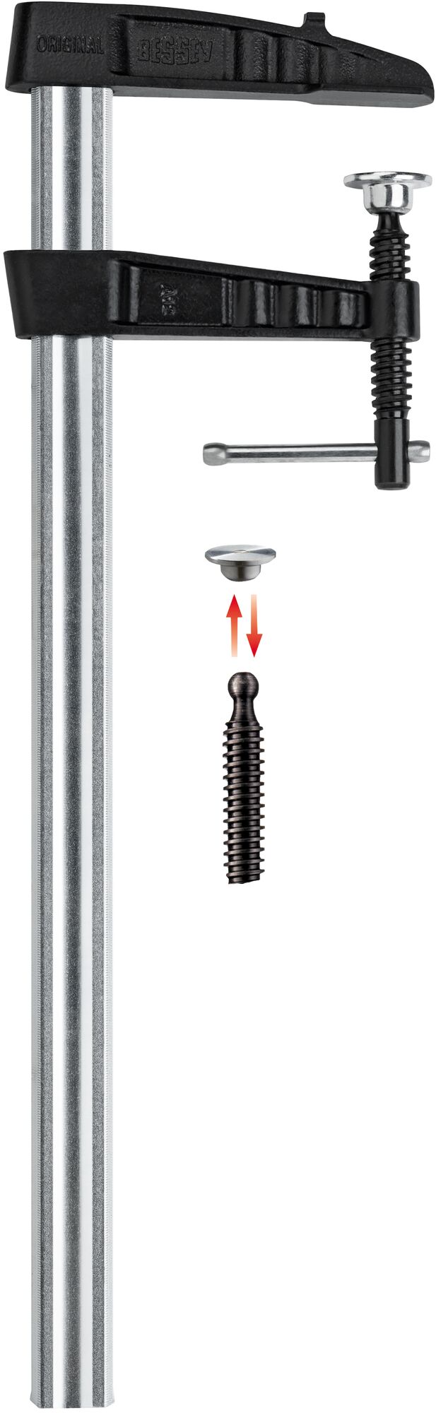 Étau De Serrage BESSEY TKPN En Fonte Trempée - Ouverture 1250 Mm - Poignée Bois - Neuf Sous Emballage - Fabriqué En Allemagne