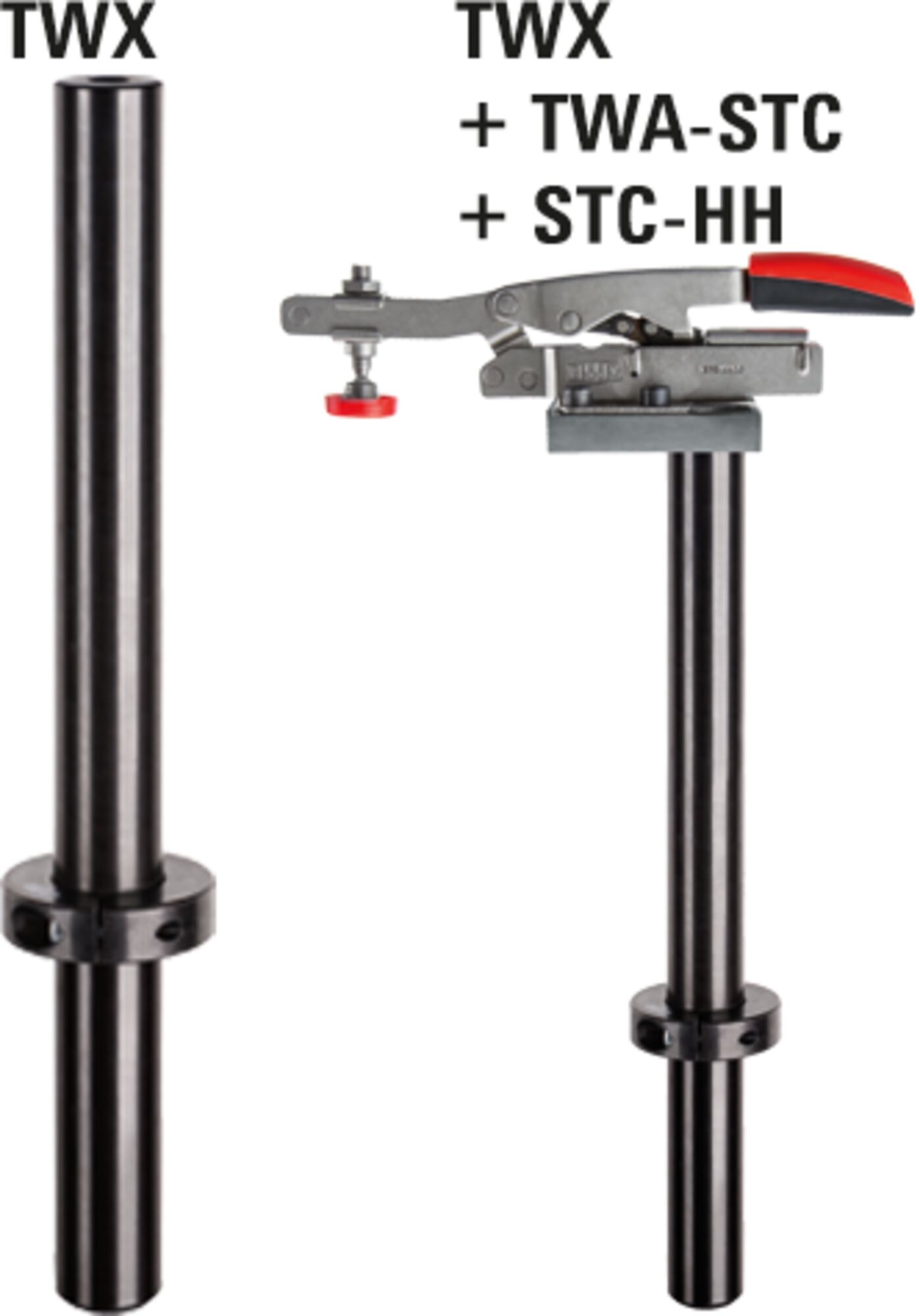 Bessey STC-HH70 - Pince à Levier Horizontale Auto-Ajustable Puissante 2500N, Idéale Pour Atelier Et Travail Du Bois
