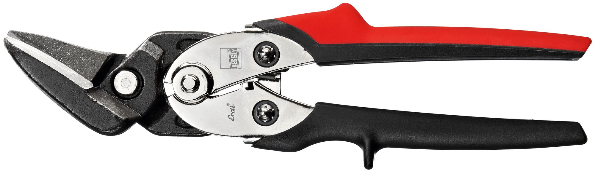 Cisaille à Découpe/découpe-trou Bessey D114-250 - Longueur 250 Mm, Acier Trempé, Poignées PVC, Pour Métal Fin